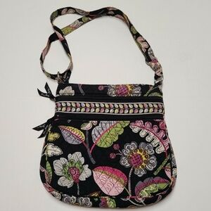 Vera Bradley Moon Blooms Hipster Crossbody Purse Bag Retired Pattern Adjustable